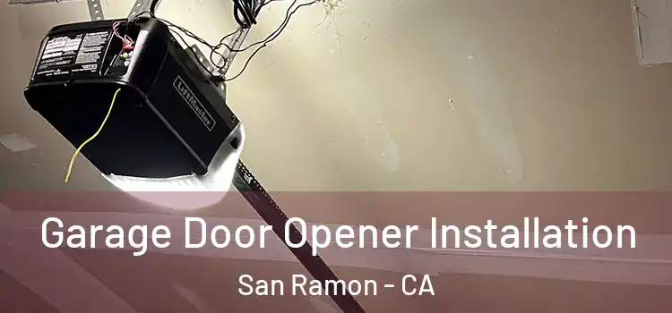  Garage Door Opener Installation San Ramon - CA