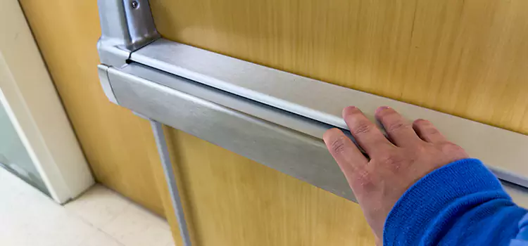 Installing a Push Bar on a Door San Ramon